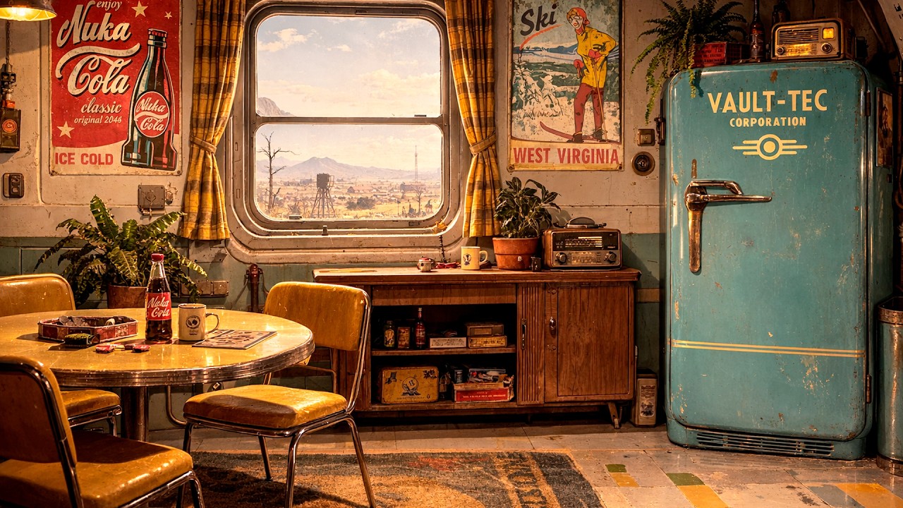 ☢️ Fallout Retro Future Ambience — 3 Hours of Wasteland Calm