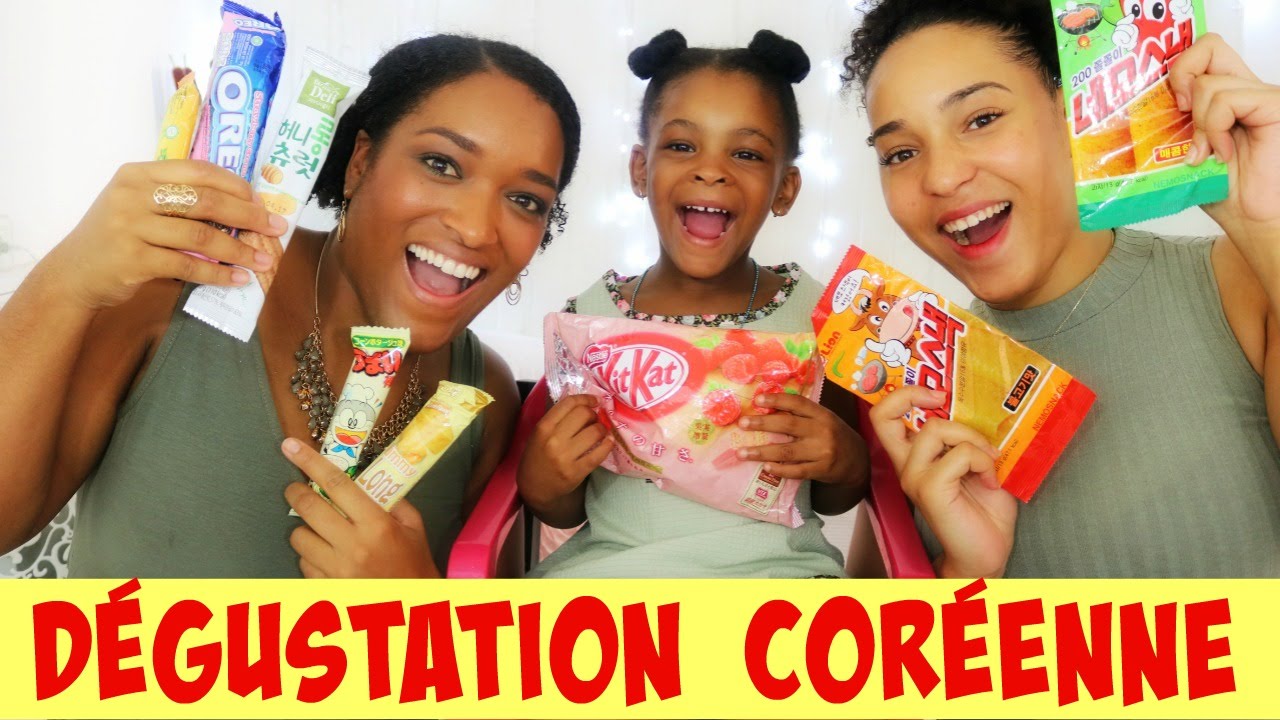 DEGUSTATION COREENNE avec ANAIS et MAË