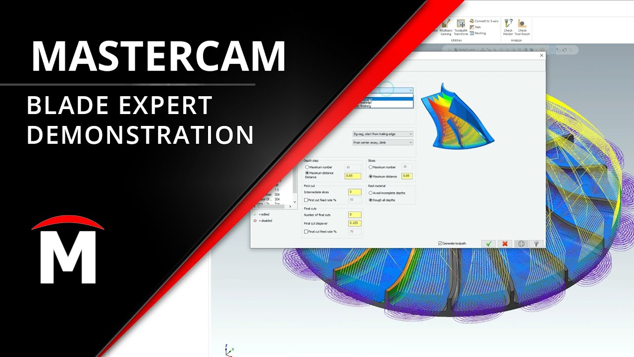 Mastercam Blade Expert Demonstration