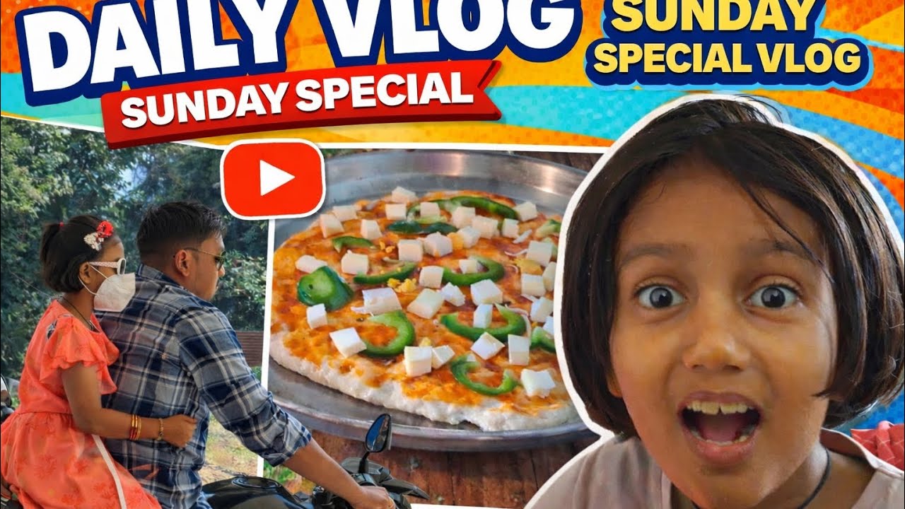 Sunday Special Vlog | Making Pizza at Home 🍕 & Park Chill 🌿