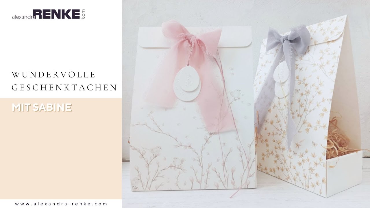 Österliche Geschenktaschen mit Sabine