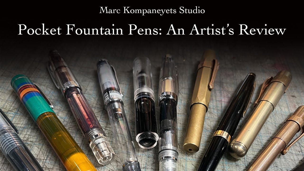 Pocket Fountain Pens For Artists