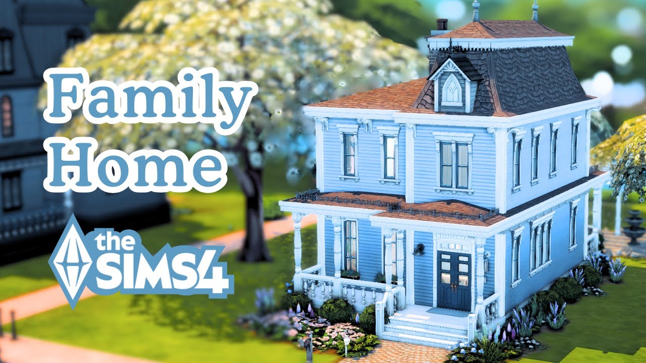 Victorian Family Home 🎐 | Sims 4 Stop Motion Build (No CC)