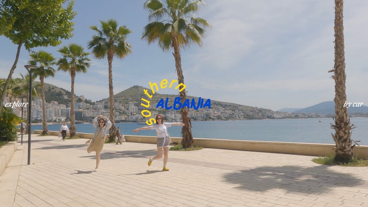 🪼exploring southern albania by car 🚙 | saranda, blue eye, ksamil & lots of seafood | go pro vlog