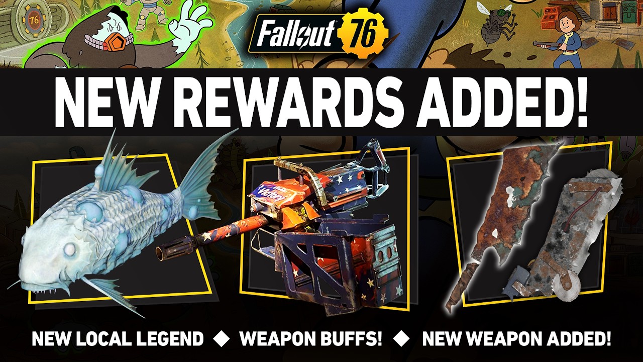 НОВЫЕ награды в Fallout 76, усиление оружия и изменения на тестовом сервере!