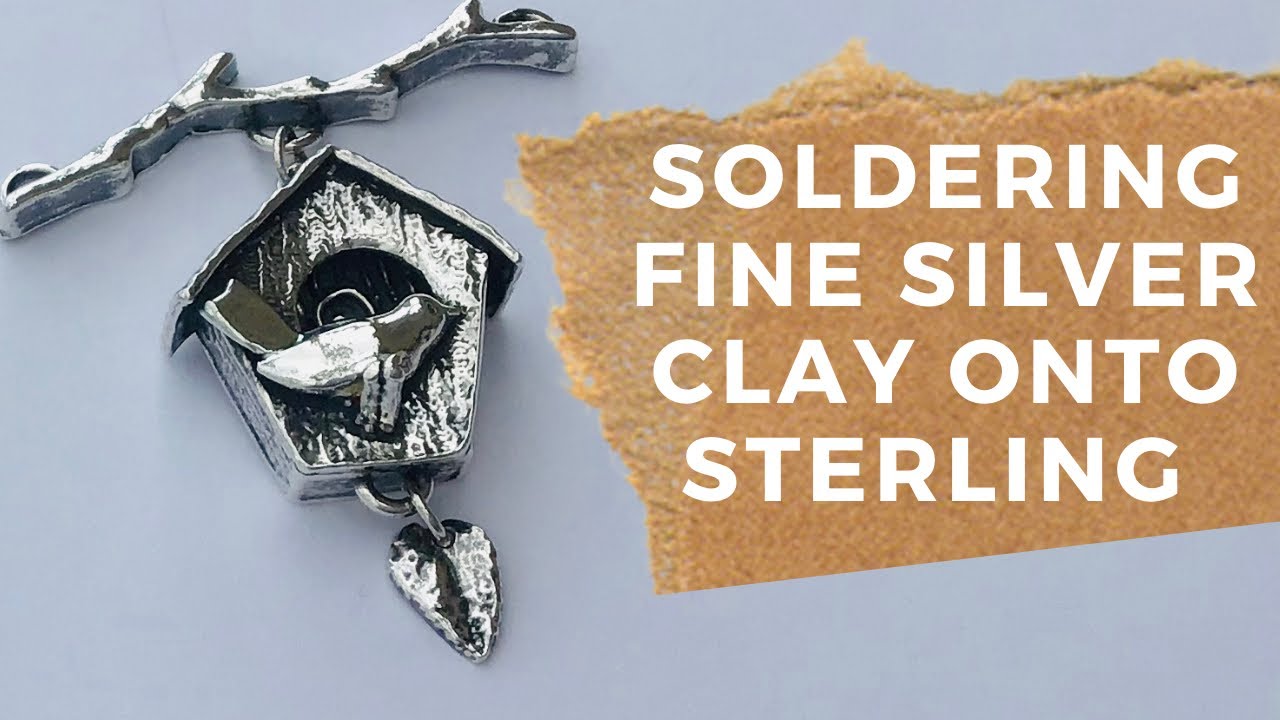 SOLDERING SILVER CLAY TO STERLING SILVER