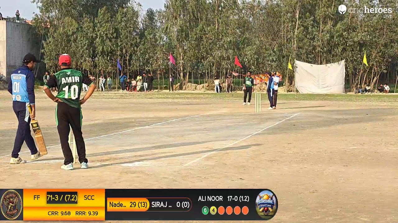 Sunshine Cricket Club vs FIROJPUR FIGHTERS live cricket match | TAHMADAN PREMIER LEAGUE (TPL 12) 20