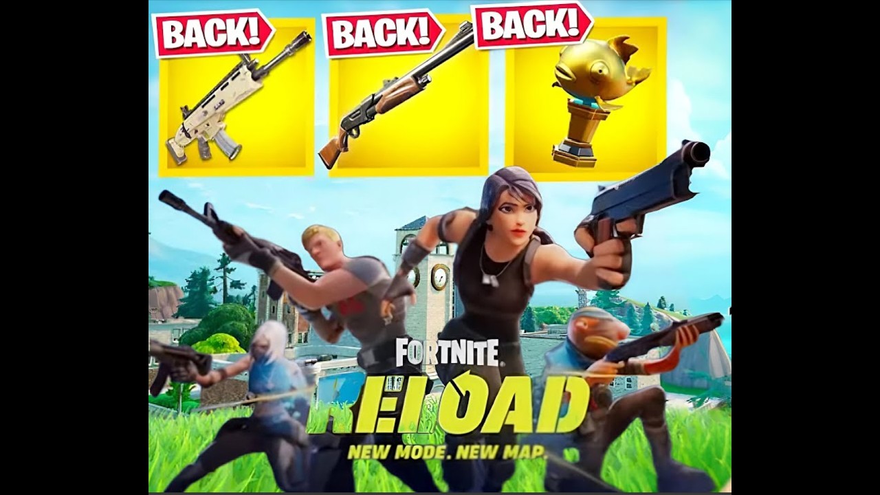 playing new fortnite Reload