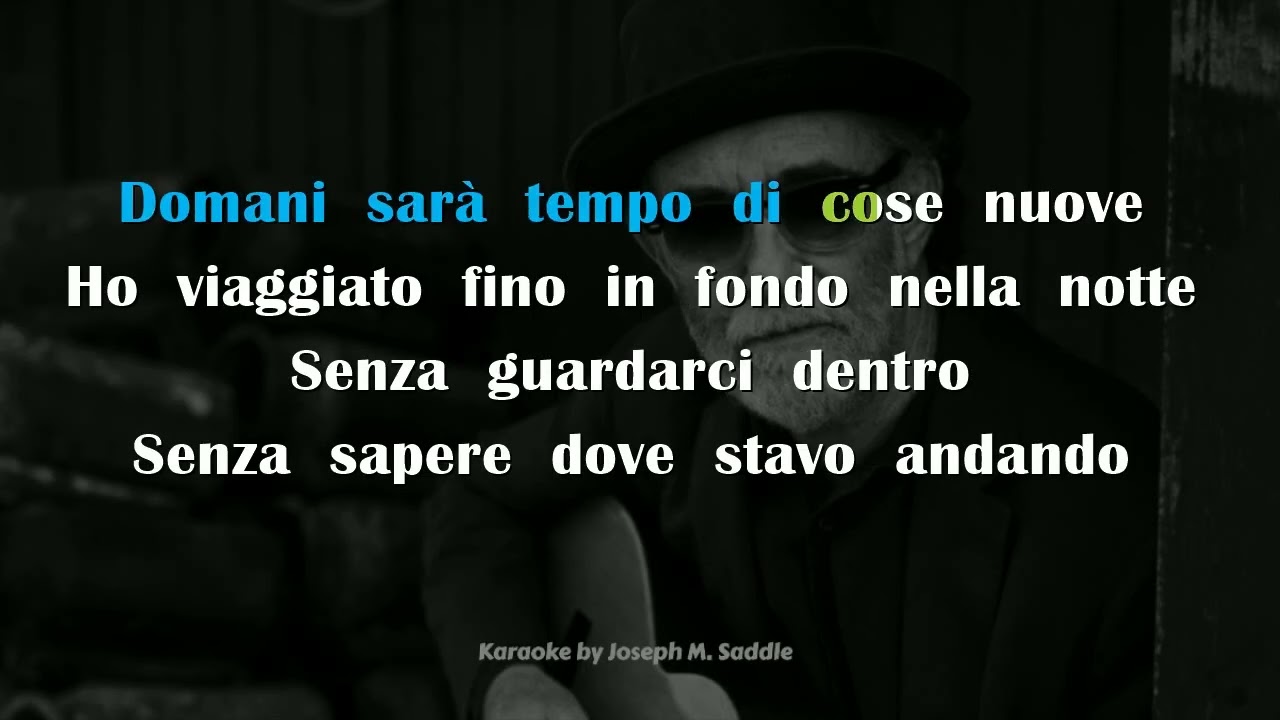 L'infinito di Francesco De Gregori - KARAOKE