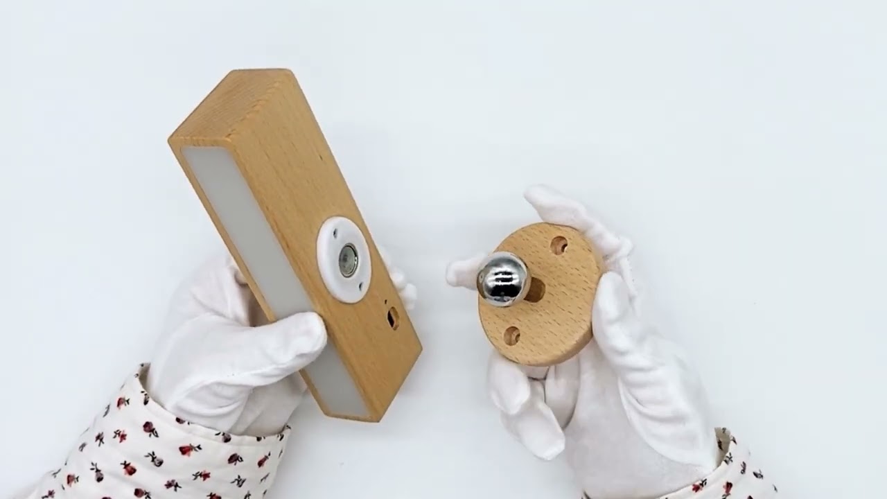 Wireless Wood Sconce Unboxing | Minimalist Magnetic Wall Light First Look