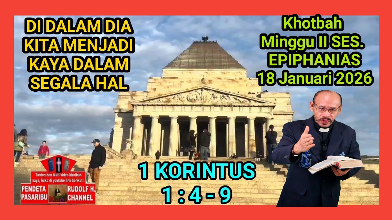 DI DALAM DIA KITA MENJADI KAYA DALAM SEGALA HAL–1 Korintus 1:4-9