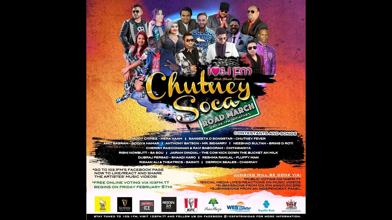 103.1FM's Chutney Soca Road March - Live Performances [FULL SHOW]