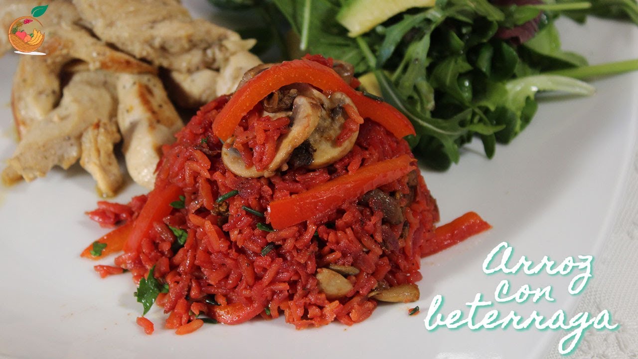 Arroz con Beterraga (remolacha) || Fácil, rico y saludable 💚