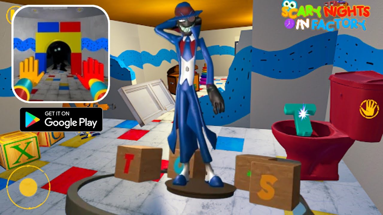 Scary Nights in Toys Factory - Gameplay Walkthrough (iOS, Android)