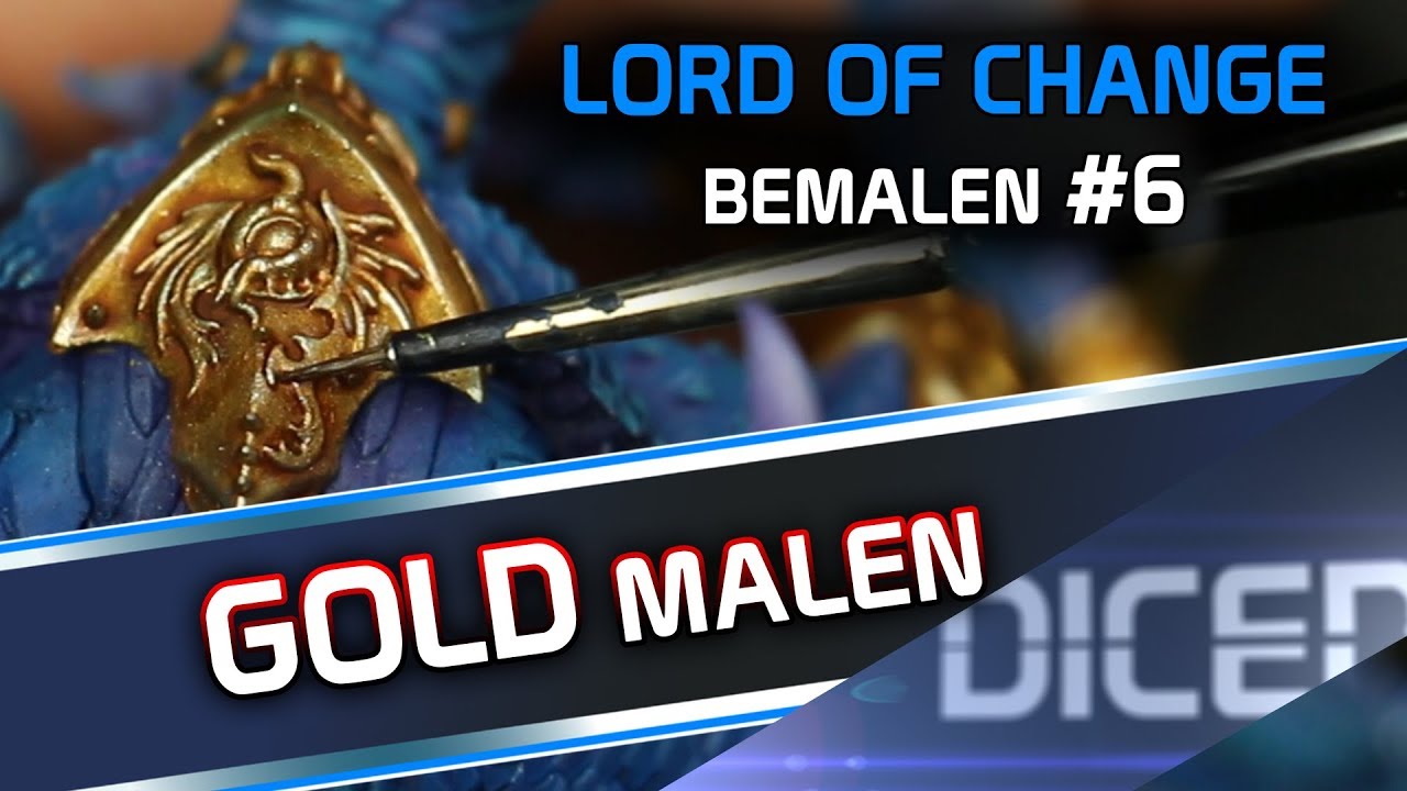 Tutorial: How to paint Lord of Change #6 | Gold malen | DICED