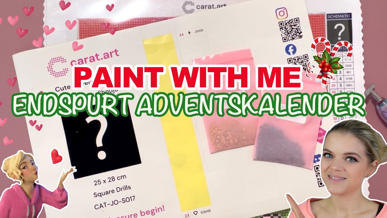 PAINT WITH ME CHRISTMAS EDITION 🎄 ENDSPURT ADVENTSKALENDER