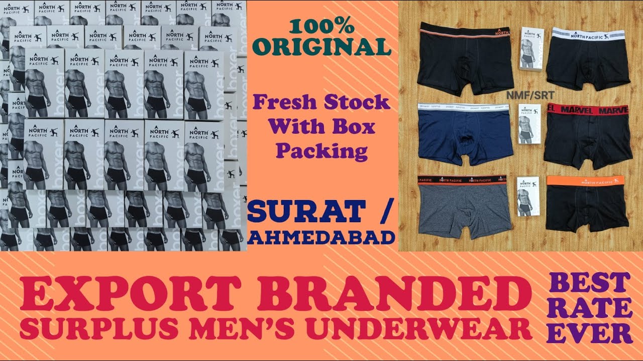 Export Branded Surplus Men's Underwear/ 100% Original Stock #branded #surplus #menswear#undergarment