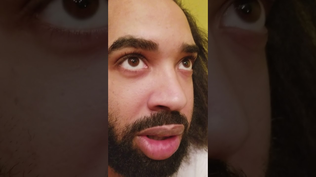 Black dude with straight hair