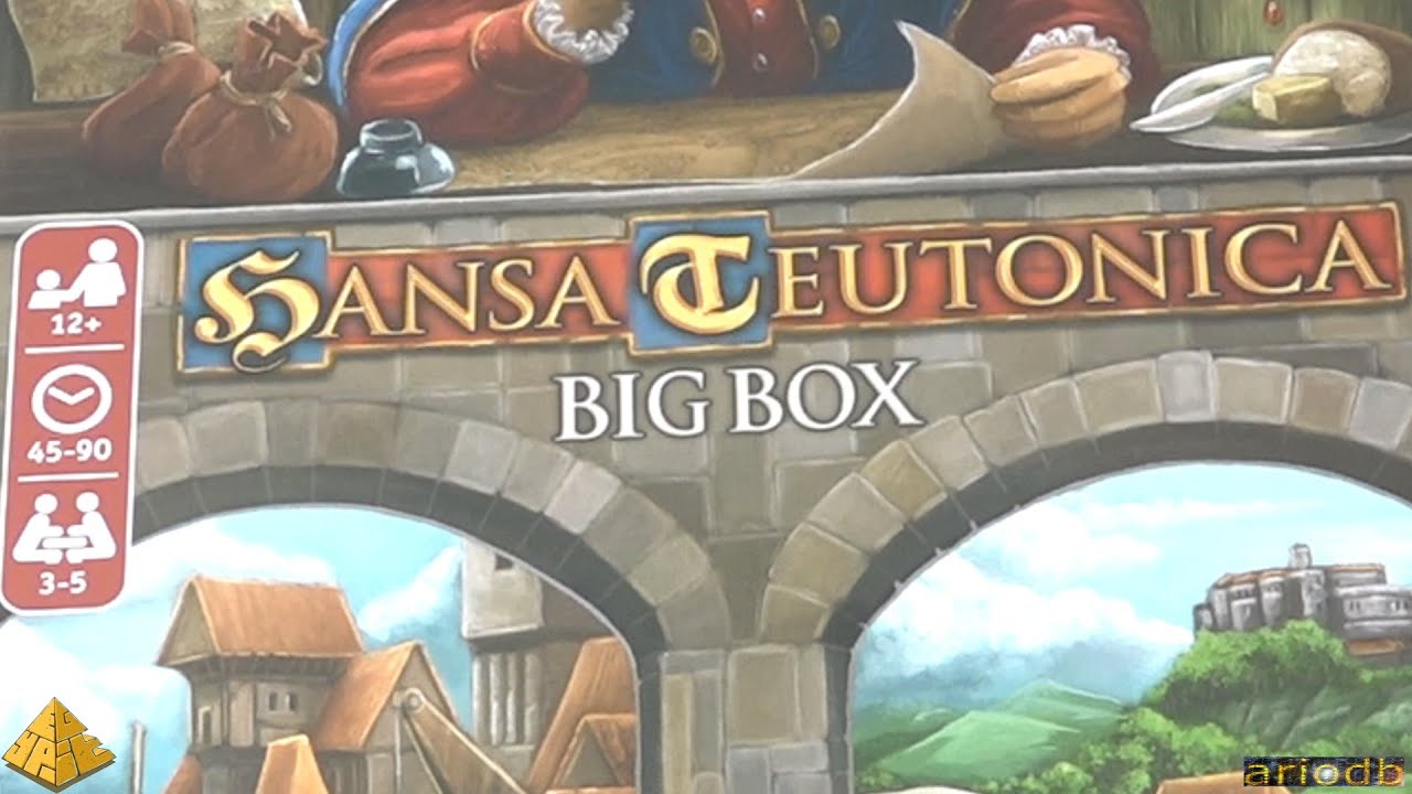 Hansa Teutonica Big Box con la mappa Britannia