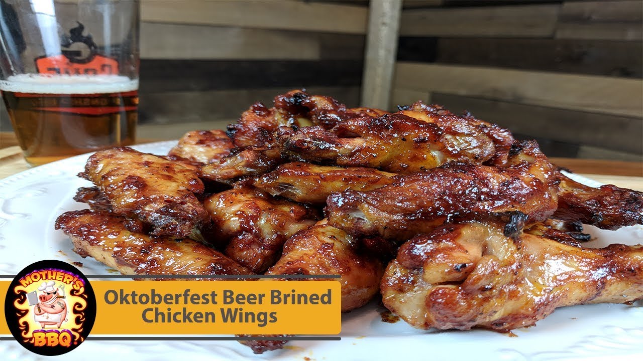 Oktoberfest Beer Brined Chicken Wing Recipe