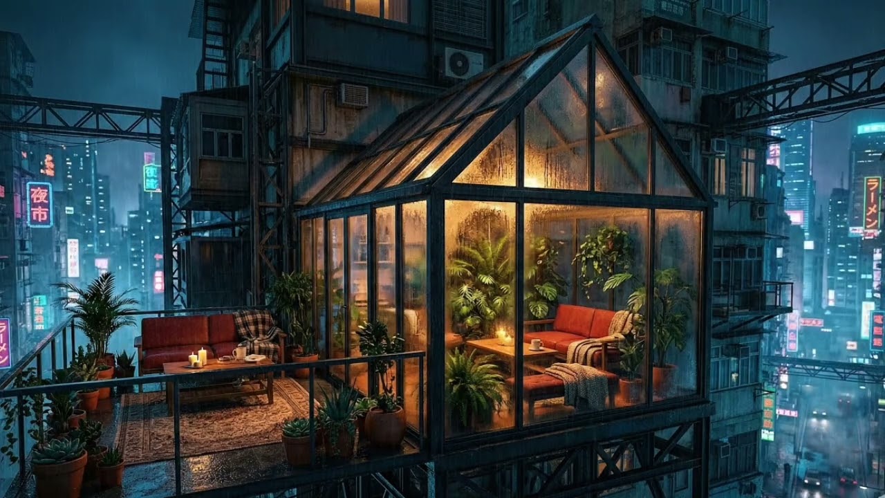 90s rain garden ☔ | Lo-Fi Hip Hop Mix