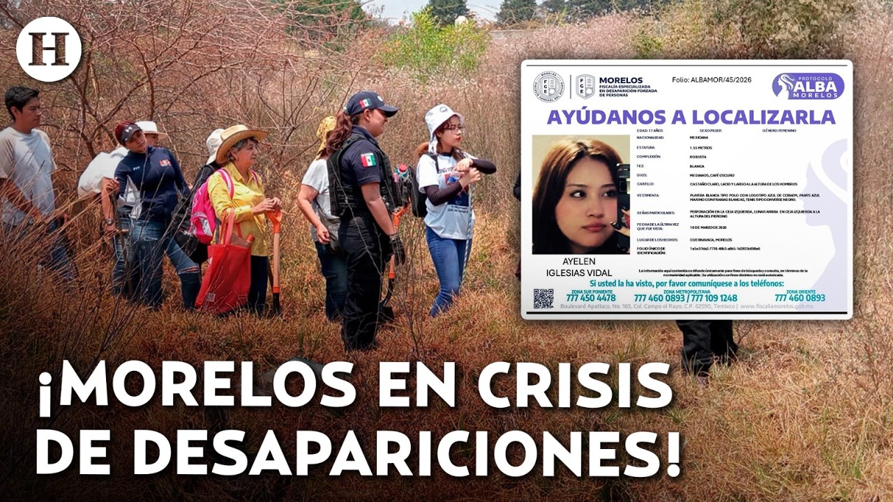 ¡Otra estudiante desaparecida en Morelos! Buscan a Ayelen Iglesias, estudiante de 17 años