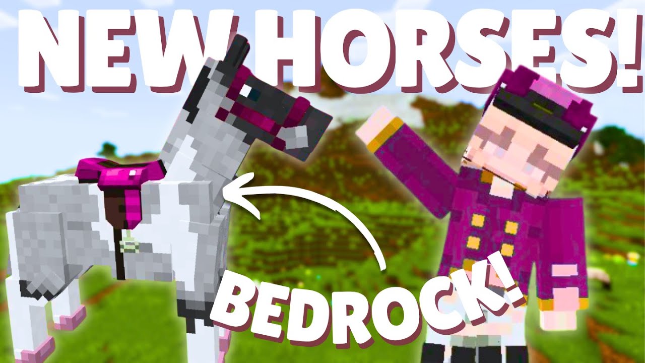 The BEST Horse Addon For Minecraft Bedrock!