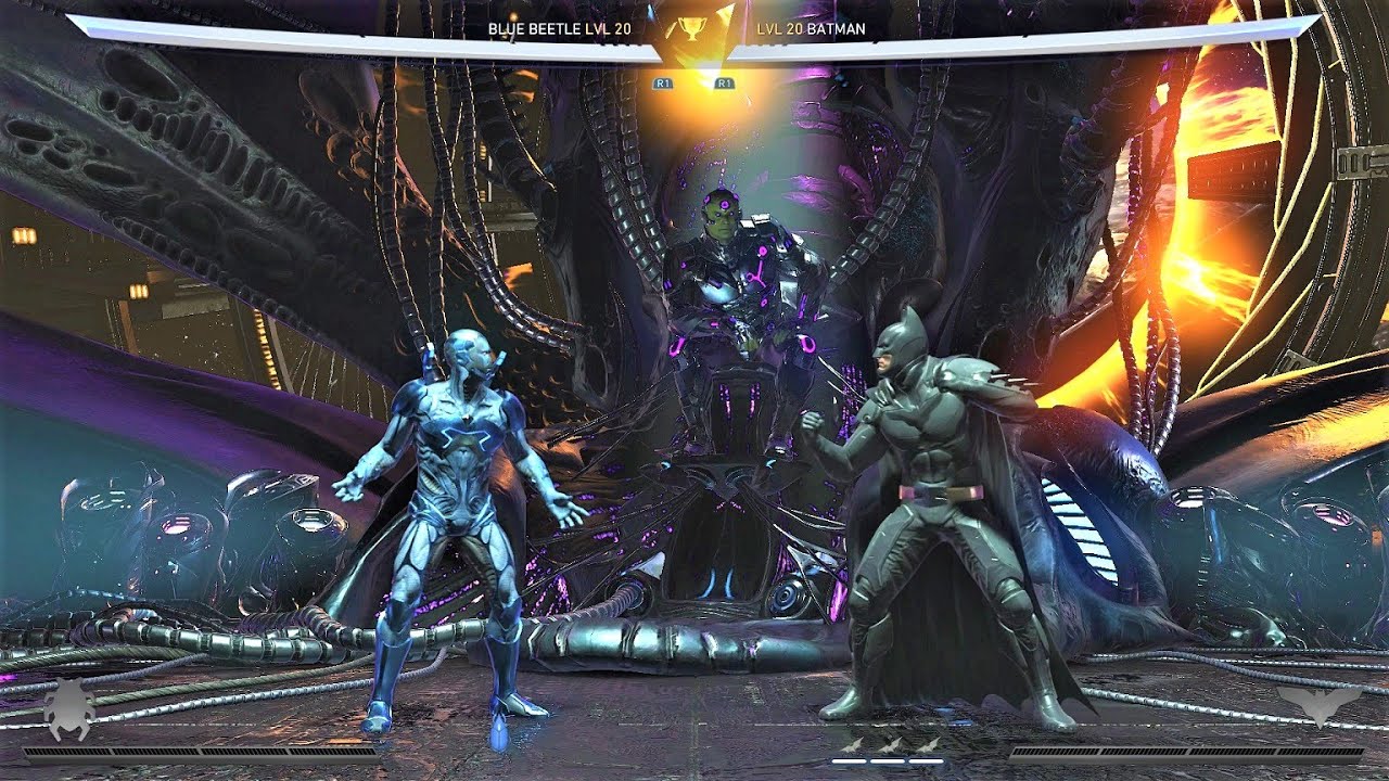 Blue Beetle vs Batman (Hardest AI) - Injustice 2