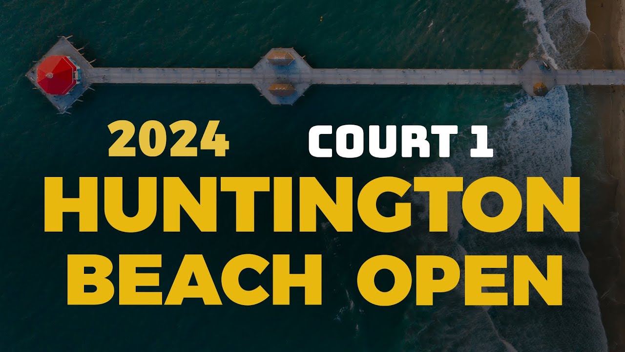 Court 1 AVP Huntington Beach Open 2024 I Simo/van Winkle vs Hildreth/Van Gunst I Saturday