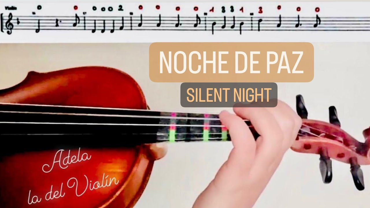NOCHE DE PAZ, VIOLIN (PARTITURA+AUDIO) SILENT NIGHT