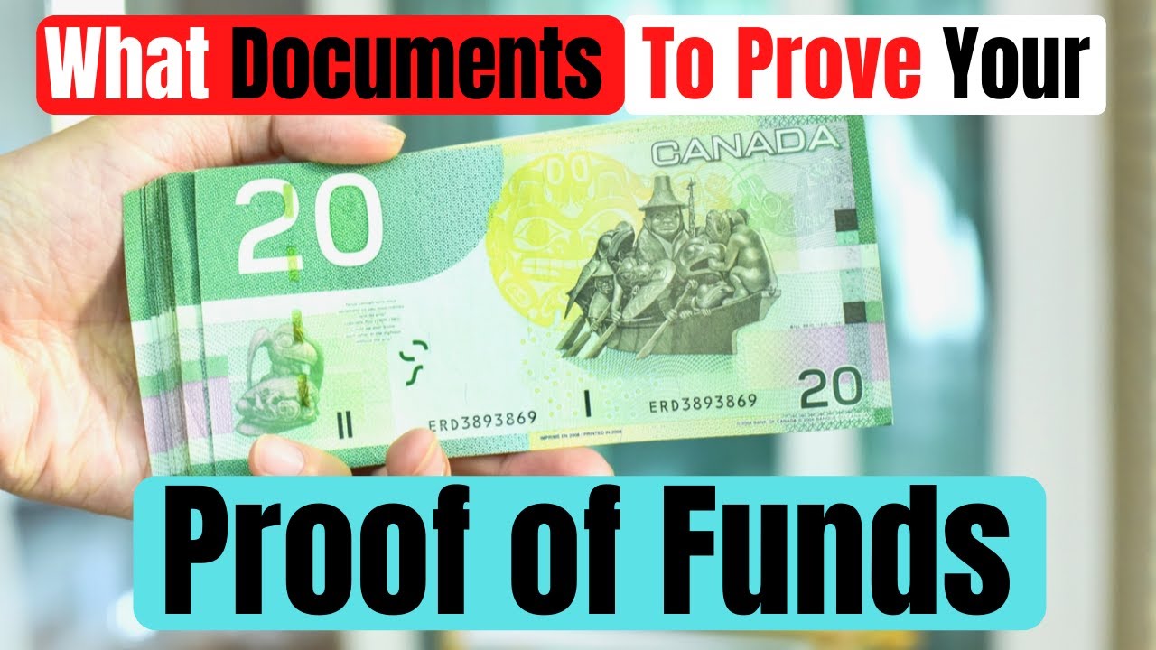 Canada PR Documents 3: *Sample Proof of Funds* Express Entry Canada 2022