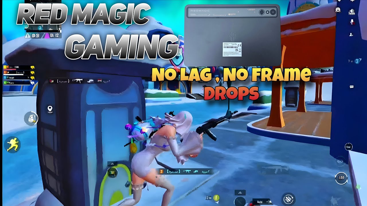 PUBG GAMPLAYE RED MAGIC ASTRA TABLET || PUBG MOBILE UPDATE 4.1 || GAMING TEST ON RED MAGIC !!!