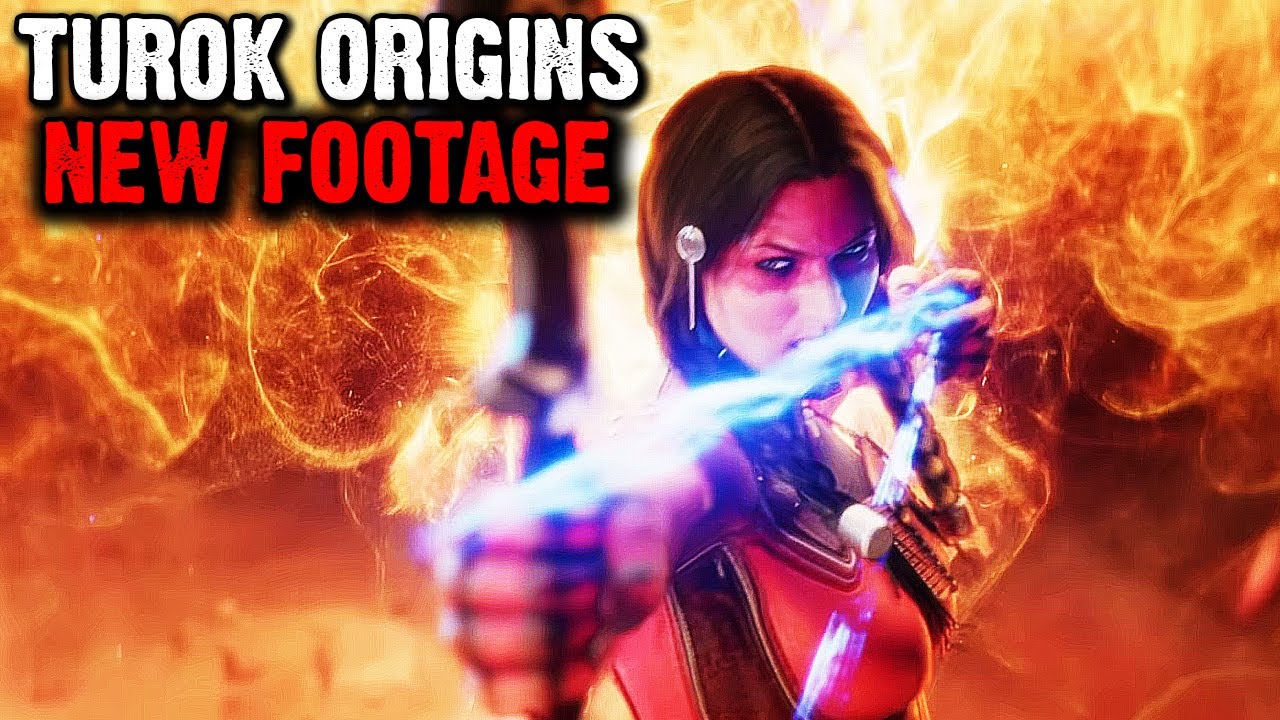 TUROK ORIGINS NEW FOOTAGE FINALLY - WEAPONS ABILITIES AND BOSSES EXPLAINED