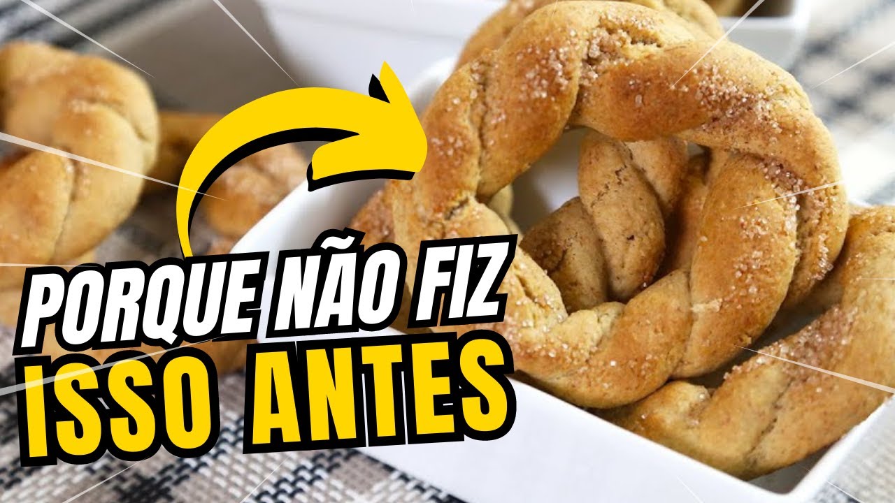 Rosquinha SAUDÁVEL de BANANA com AVEIA || Poucos INGREDIENTES