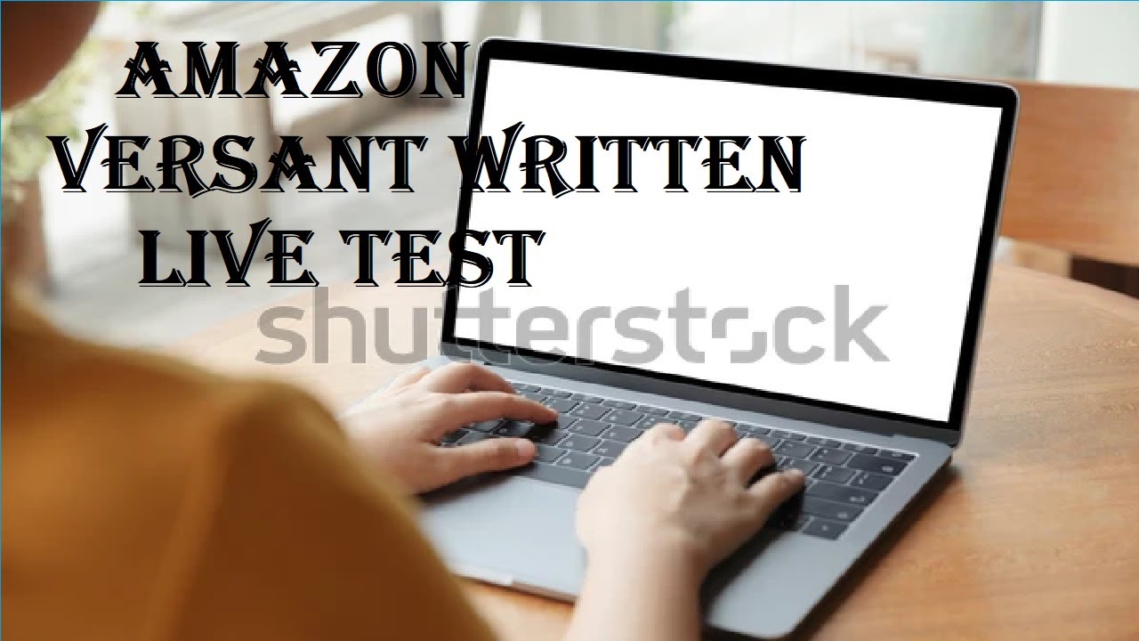 Amazon latest live recording of versant written test for #MBO #SPS NA #KDP