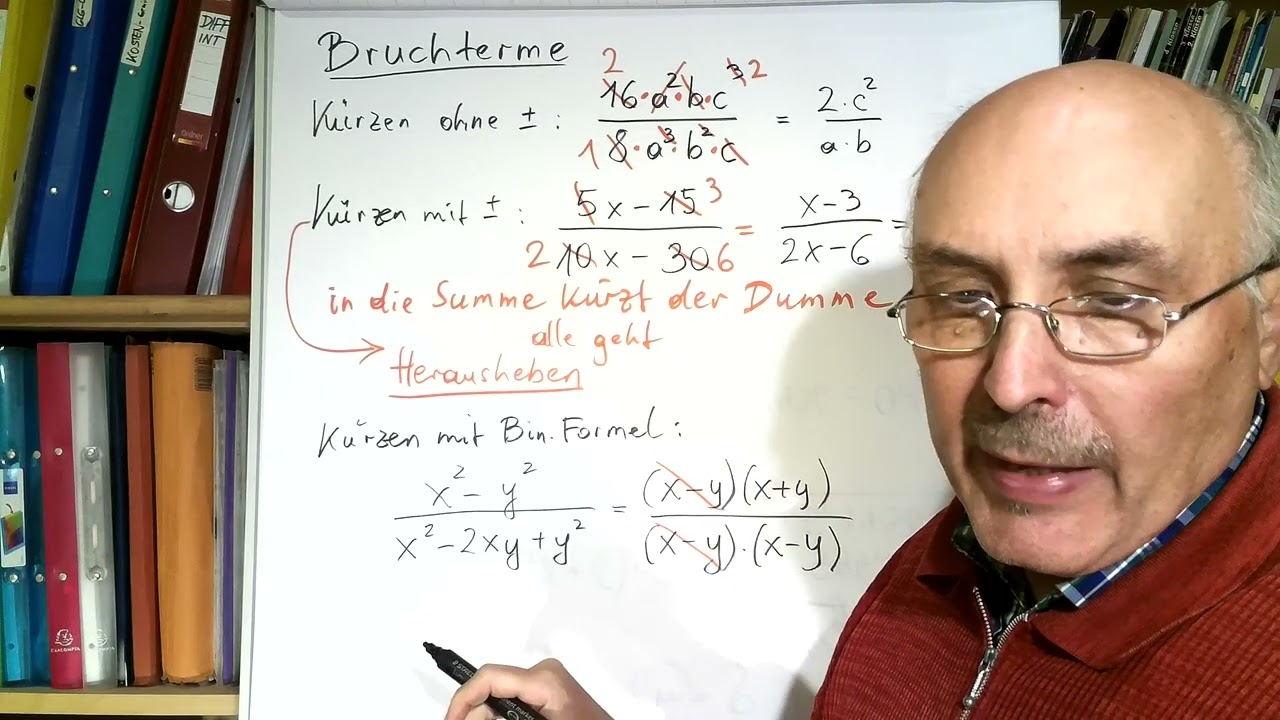 Bruchterme Kürzen, Addieren, Multiplizieren, Doppelbruch