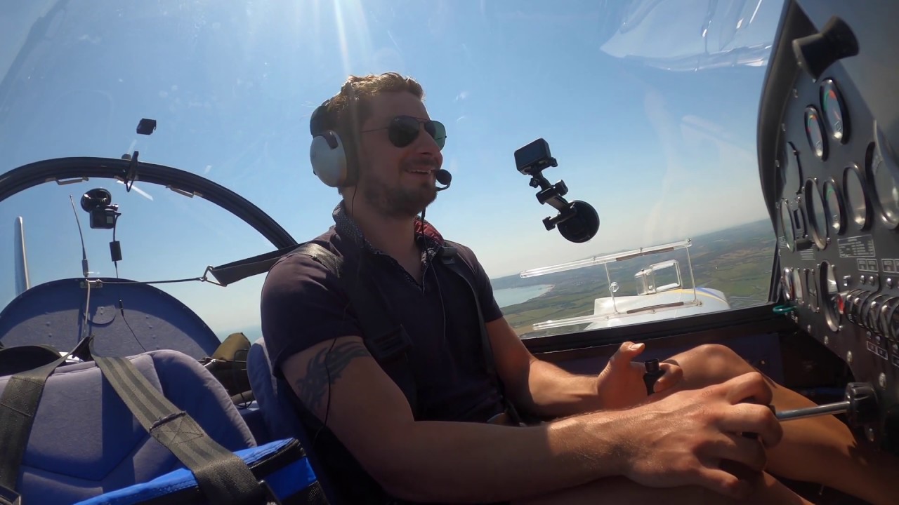 SEVERE Turbulence & Thermals En Route From Sandown, Isle Of Wight To Ashcroft Via Oaksey Park