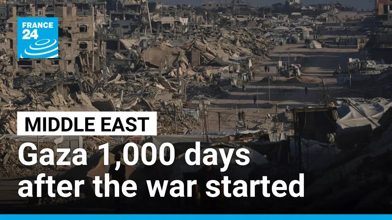 Gazans take stock of the war 1,000 days after its start &bull; FRANCE 24 English