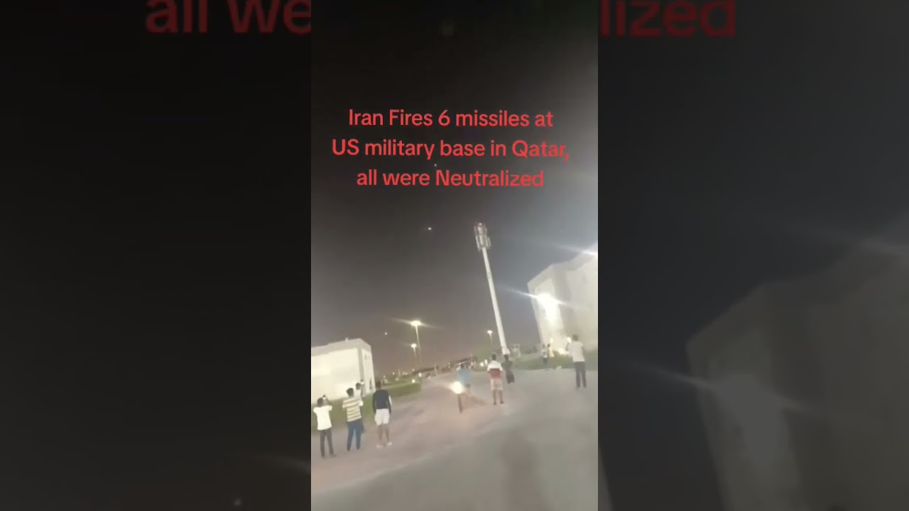 Iran fires missiles at US military base in Qatar 