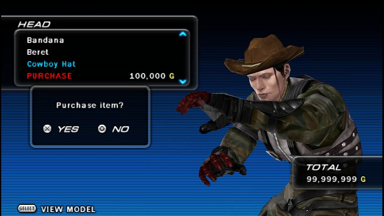 Tekken 6 Sergei Dragunov Customization(PSP version)