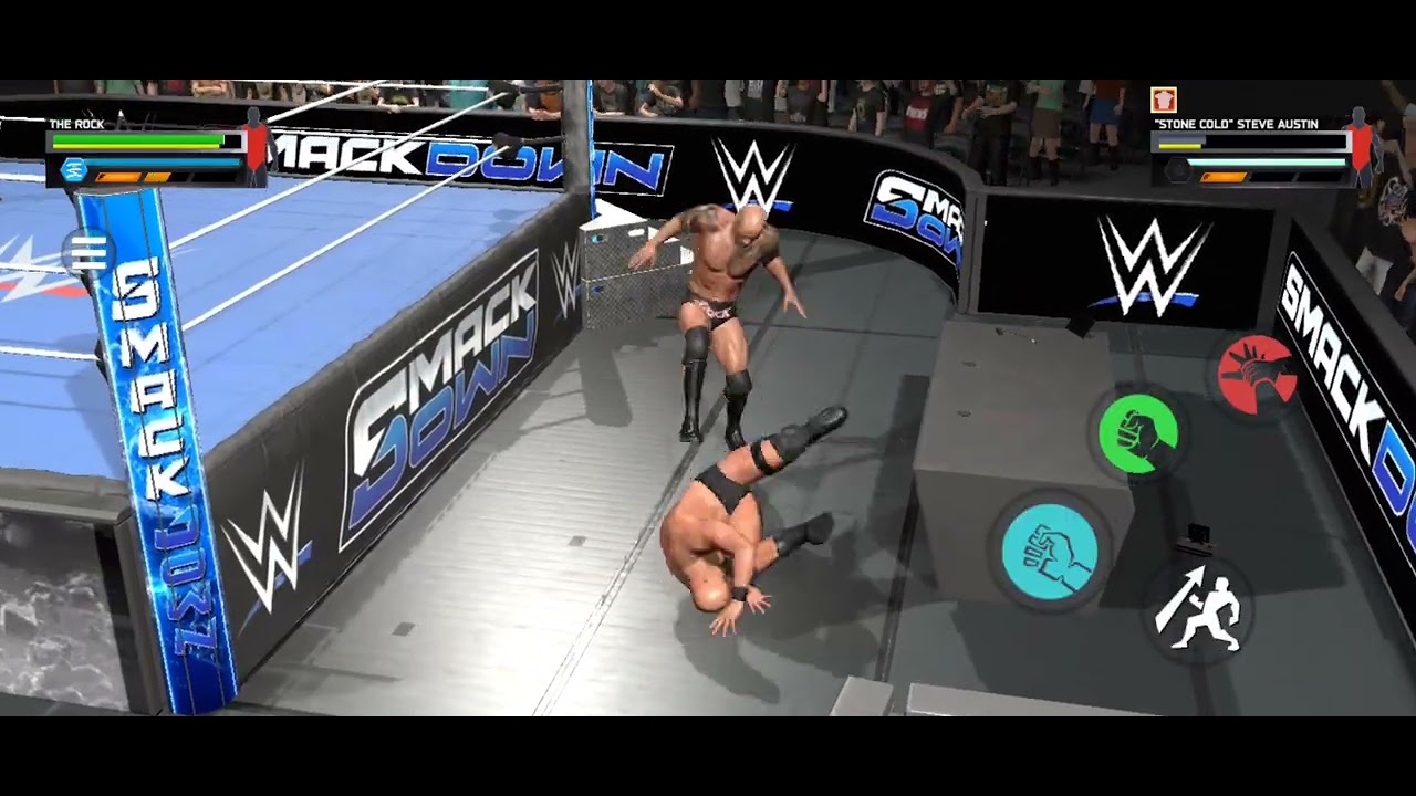 WWE 2K25 NETFLIX EDITION MOBILE THE ROCK VS STIVE AUSTIN  New update 2026