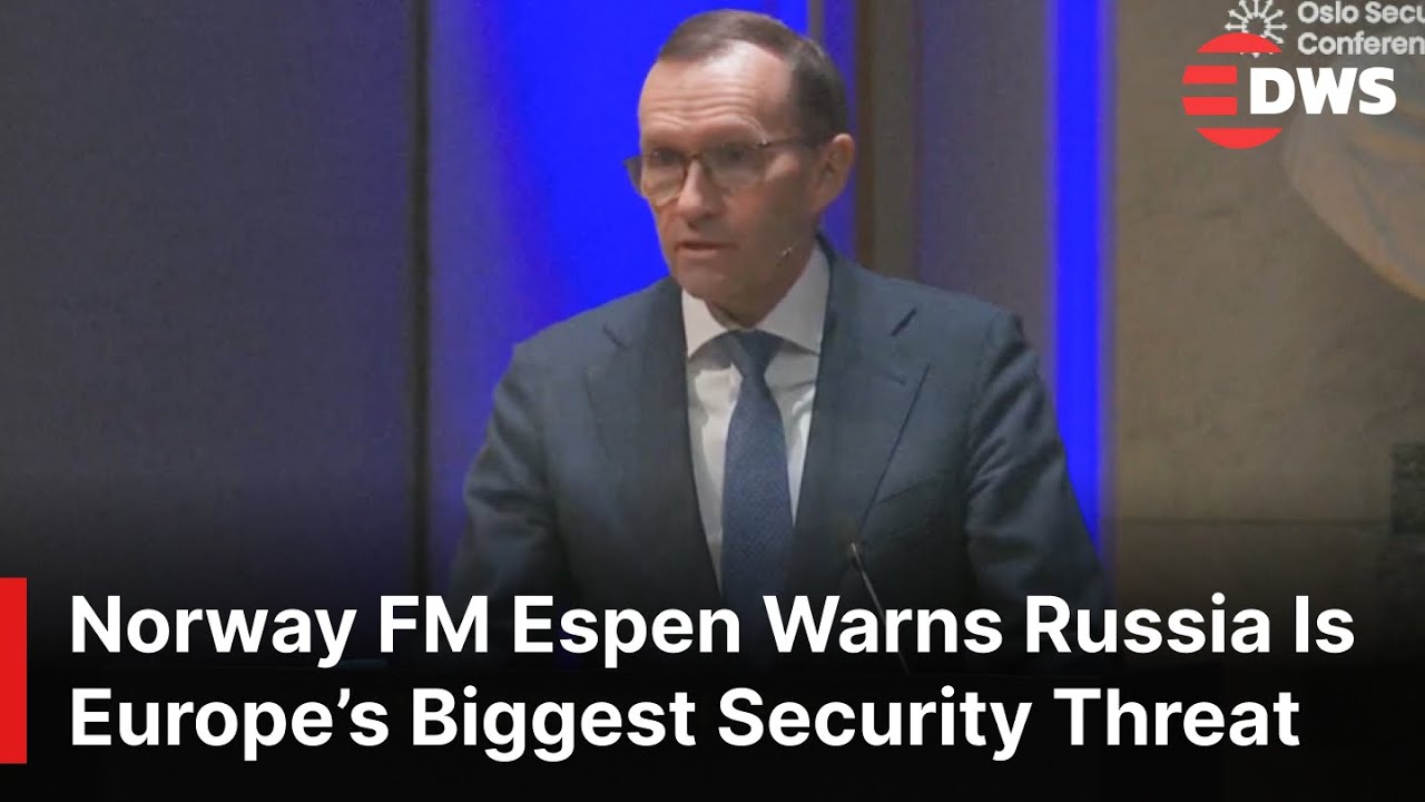 FULL SPEECH: “Russia Is the Greatest Threat to Europe” — Norway FM Espen  Sounds NATO Alarm | AC1E