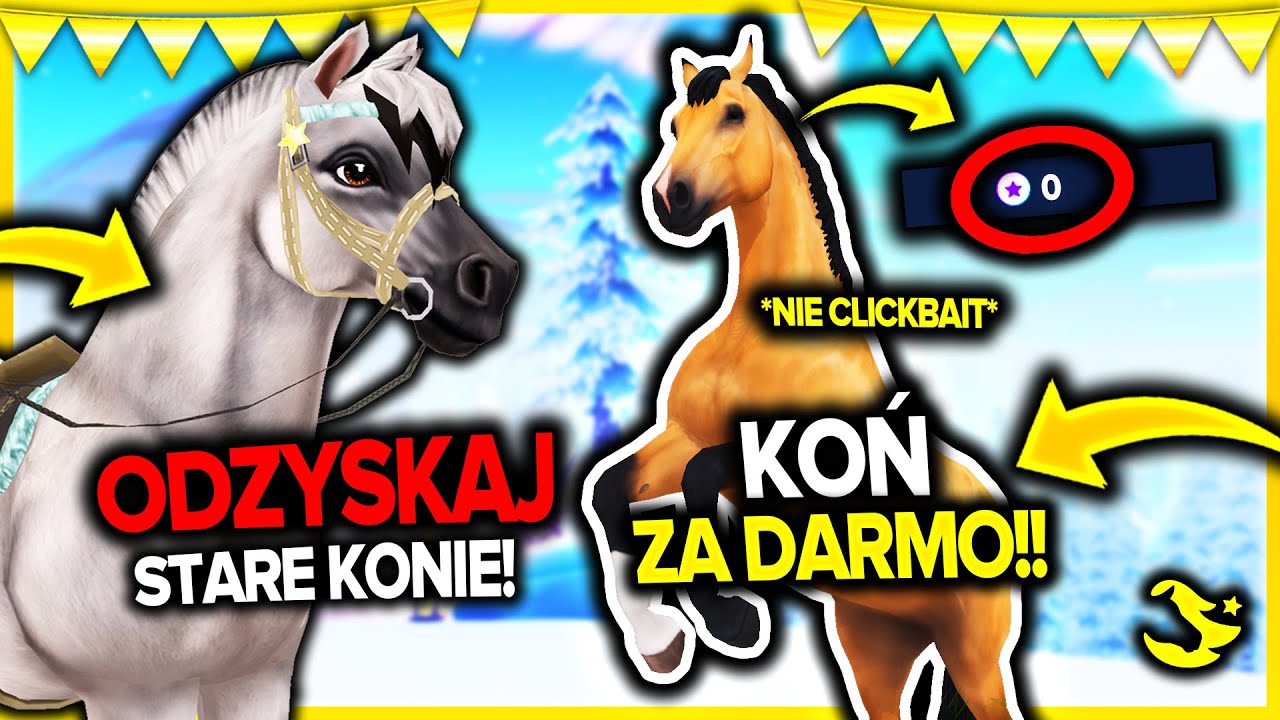 KOŃ ZA DARMO! JAK ODZYSKAĆ STARE USUNIĘTE KONIE? 🤯 *nie clickbait*