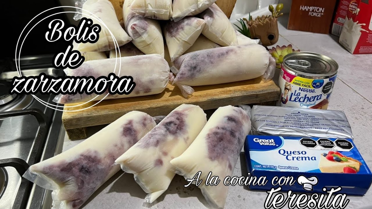BOLIS GOURMET DE QUESO CREMA CON ZARZAMORA RIQUÍSIMOS Receta Aquí ⬇️👩‍🍳😋