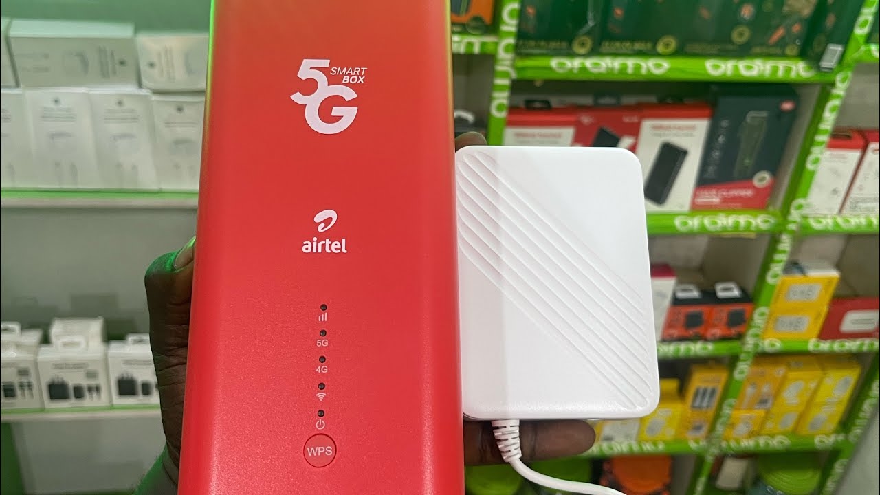 Airtel 5G Router charging cable that works with power banks