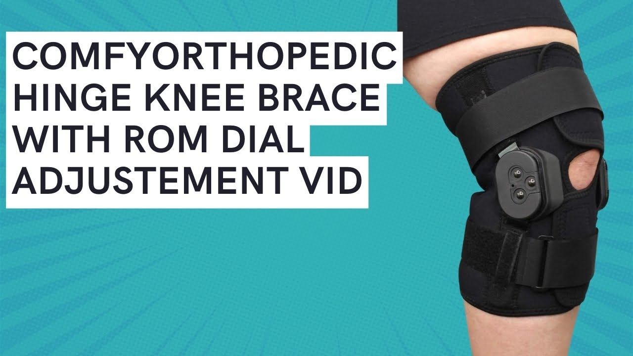 Hinged Knee Brace Sleeve Application video