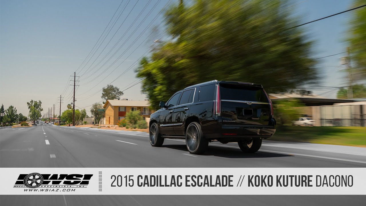 2015 Cadillac Escalade on 26in Koko Kuture Dacono