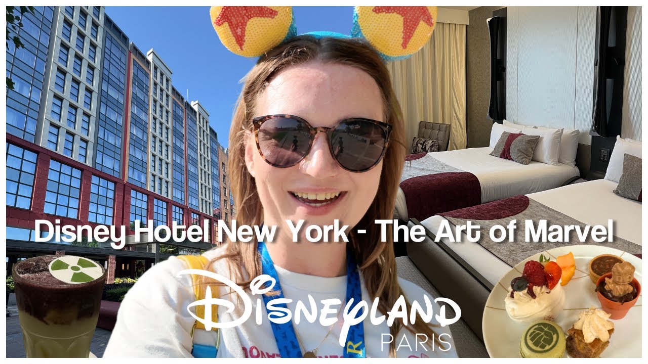 DISNEY HOTEL NEW YORK - THE ART OF MARVEL TOUR ⭐️⭐️⭐️⭐️ DOWNTOWN RESTAURANT BUFFET DISNEYLAND PARIS