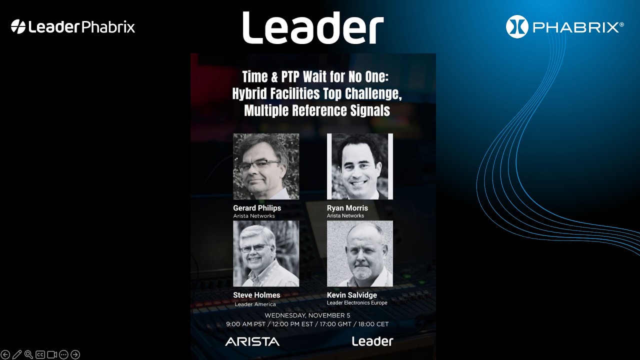 Leader Arista - Time and PTP waits for no one - Designing and Testing Multi Tier Reference Architect