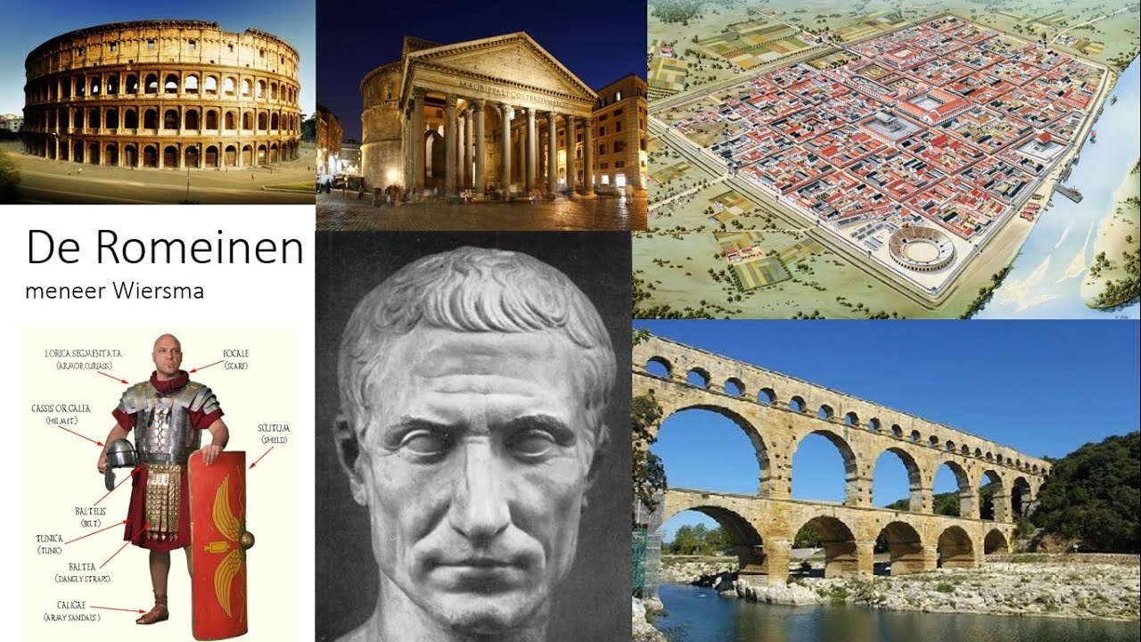 De Romeinen - Julius Caesar, Carthago, Rome, Constantinopel, geschiedenis van republiek tot keizer